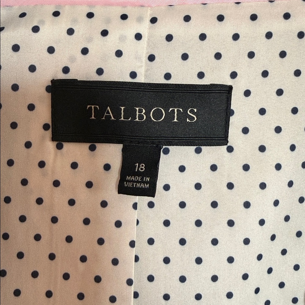 Talbots Light Gray Single-Button Blazer - Picture 2 of 2